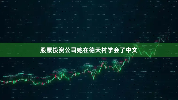 股票投资公司她在德天村学会了中文